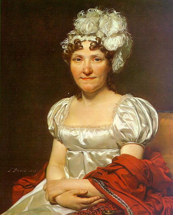 Jacques-Louis  David Portrait of Charlotte David Sweden oil painting art